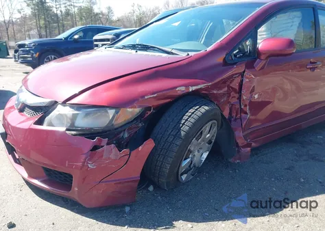 2010 Honda Civic Lx z USA, uszkodzony, nr VIN 2HGFA1F54AH548307